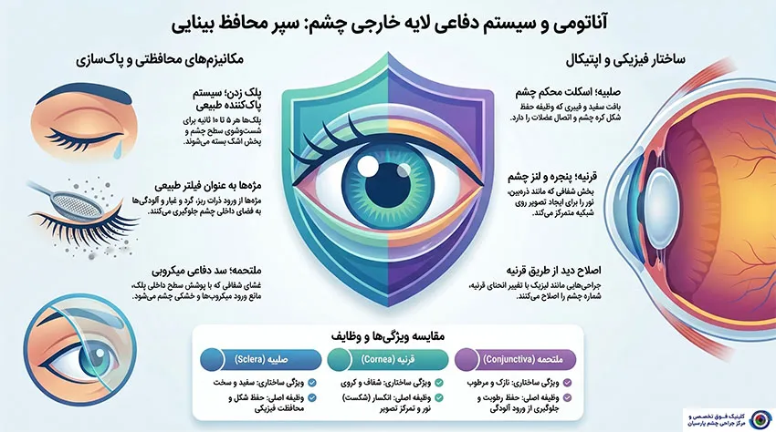 لایه خارجی چشم (محافظ چشم)