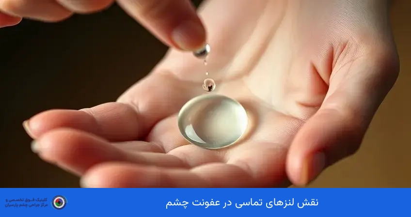 نقش لنزهای تماسی در عفونت چشم