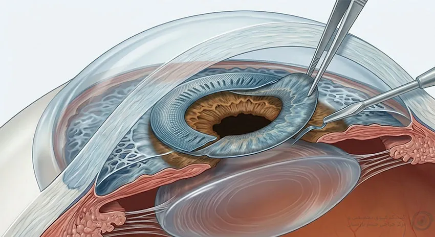 کاشت عنبیه مصنوعی (Artificial Iris Implant)