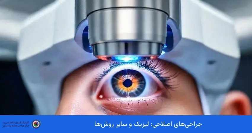 جراحیهای اصلاحی: لیزیک و سایر روشها