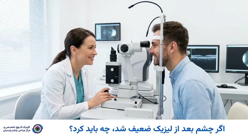 اگر چشم بعد از لیزیک ضعیف شد، چه باید کرد؟